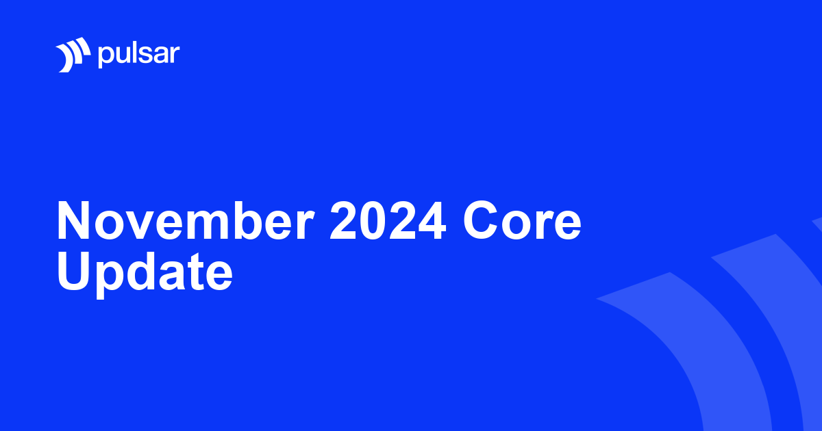 November 2024 Core Update