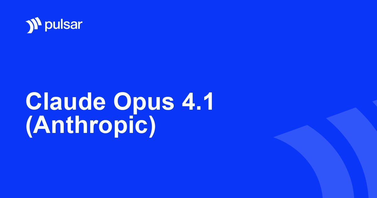 Claude Opus 4.1 (Anthropic)
